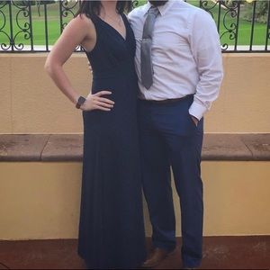 Navy Blue Maxi Dress